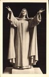 CPA La Basilique de Lisieux La Crypte Statue de Sainte Therese 