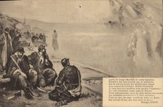 CPA Apres de longs efforts et de rudes batailles 