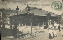 CPA Marseille Exposition Coloniale Maison de Repos des Notables Annamites 