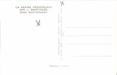 CPA La Venise Provencale Martigues Canal Saint Sebastien 
