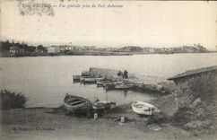 CPA Antibes Vue generale prise du Pont Aubernon 