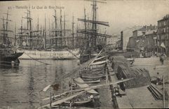 CPA Marseille Le Quai de Rive Neuve Bateaux