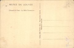 CPA Musee du Louvre Leonard da Vinci La Belle Ferronniere 