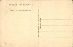 CPA Musee du Louvre Solario La Vierge au cousin vert 