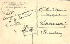 CPA Dauphine Le Col de Lautaret Les lacets du Galibier etle Grand Galibier 