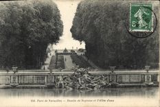 CPA Parc de Versailles Bassin de Neptune et l'Allee d'eau 