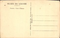 CPA Musee du Louvre Flandrin Etude d'Homme 