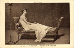 CPA Musee du Louvre David Mme Recamier Portrait of Mme Recamier 