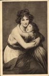 CPA Vigee Lebrun Portait de l'Artiste et de sa Fille 