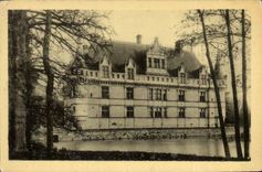 CPA Chateau d'Azay le Rideau Facade Sud 