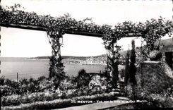 CPA Menton Vue sur la Ville et le Cap Martin 