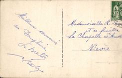 CPA Grenoble La rue Felix Poulat et le Moucherotte 