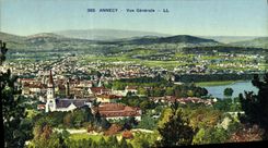 CPA Annecy Vue Generale 