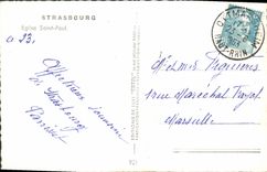 CPA Strasbourg Eglise Saint Paul 