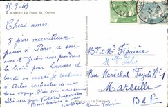 CPA Paris La Place de l'Opera 