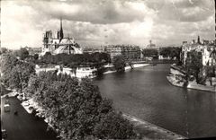 CPA Paris La Seine et Notre Dame 