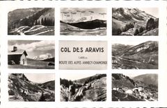 CPA Col des Aravis Route des Alpes Annecy Chamonix 