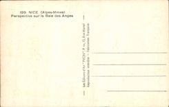 CPA Nice Alpes Mmes Perspective sur la Baie des Anges 