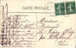 CPA La Bourboule La Chute au Barrage et l'Usine electrique 