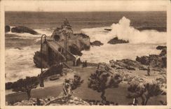 CPA Biarritz Esplanade de la Vierge 