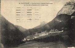 CPA Dauphine Couvent de la Grande Chartreuse Le Col de la Ruchere et le Grand Som 