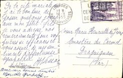 CPA Lourdes L'Apparition 