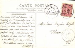 CPA Lyon Vue vers la Place Carnot Tramways