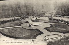 CPA Foret de Compiegne Clairiere de la Victoire 