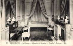 CPA Compiegne Le Chateau Chambre du Dauphin 