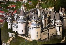 CPA Pierrefonds le Chateau vue aerienne 