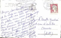 CPA Le Carrefour du Monde Marseille Basilique N D de la Garde 