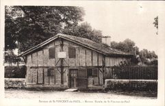 CPA Berceau de St Vincent de Paul Maison Natale de St Vincent de Paul 