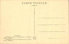 CPA Fanjeaux Monument eleve sur l'emplacement du miracle du feu interieur Monument eleve sur l'empla