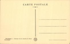 CPA Fanjeaux Interieur de la Chambre de Saint Dominique 