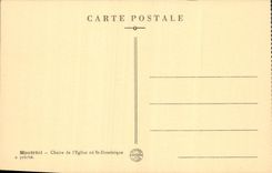CPA Montreal Chaire de l'Eglise ou St Dominique a preche