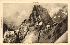 CPA Les Alpes de Meije Pic Gaspard vue prise en montant a la Meije Orientale 
