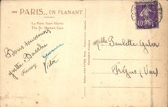 CPA Paris en Flanant le Porte Saint Martin 