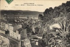CPA Cote d'Azur Nice vue prise du Chateau 