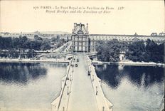 CPA Paris le Pont Royal et le Pavillon de Flore 