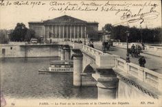 CPA Paris le Pont de la Concorde et la Chambre des Deputes 