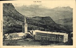 CPA Les Alpes Notre Dame du Laus le Couvent et l'Eglise 