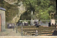 CPA Lourdes la Grotte 