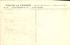 CPA Luz St Sauveur H P le Pont Napoleon