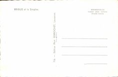 CPA Brigue et le Simplon 