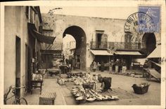 CPA Cote d'Azur Nice Alpes Maritimes un coin du Vieux Marche 