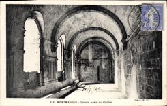 CPA Montmajour Galerie Ouest du Cloitre 