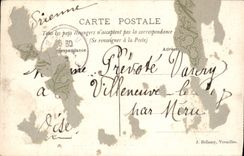 CPA Palais de Versailles Chambre de Louis XIV 