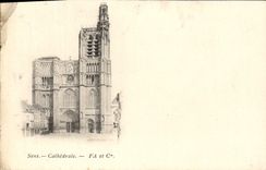 CPA Sens Cathedrale 