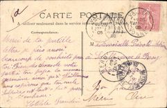CPA Vallery Tombeau du Generale de la Ferriere dans l'eglise 
