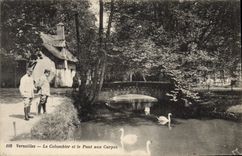 CPA Versailles le Colombier et le Pont aux Carpes 